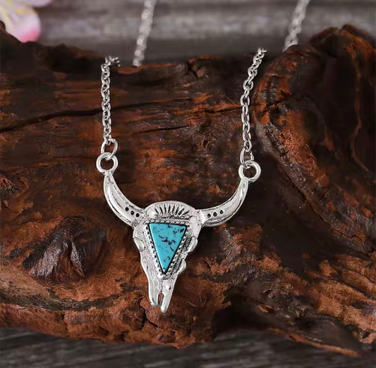 Triangle Turquoise Necklace