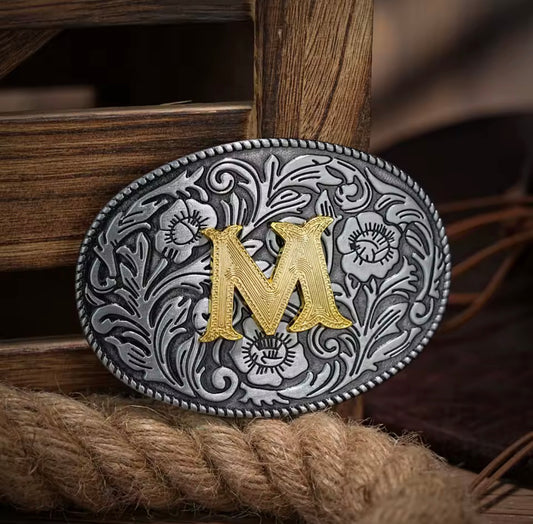 Custom Initial Belt Buckles